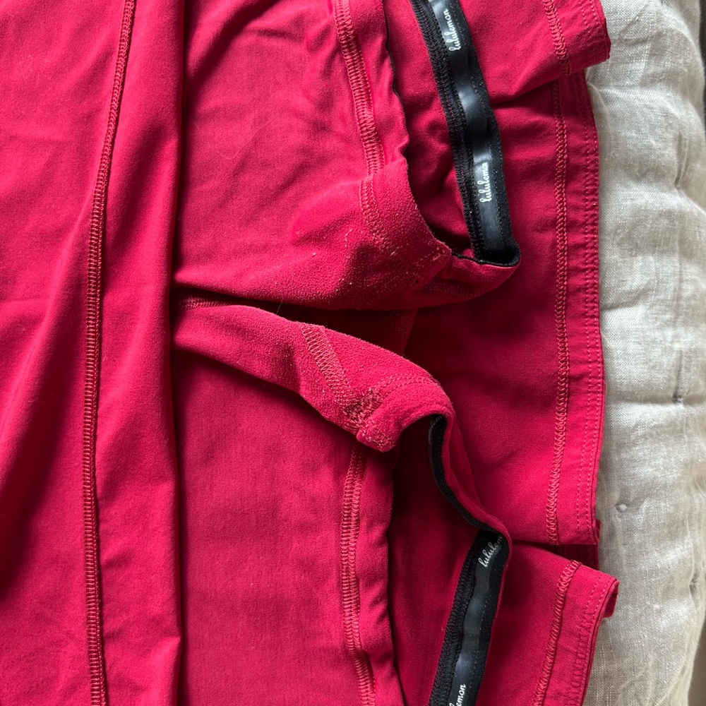 lululemon athletica pace rival Red A-Line Skirt skirt - Picture 2 of 10